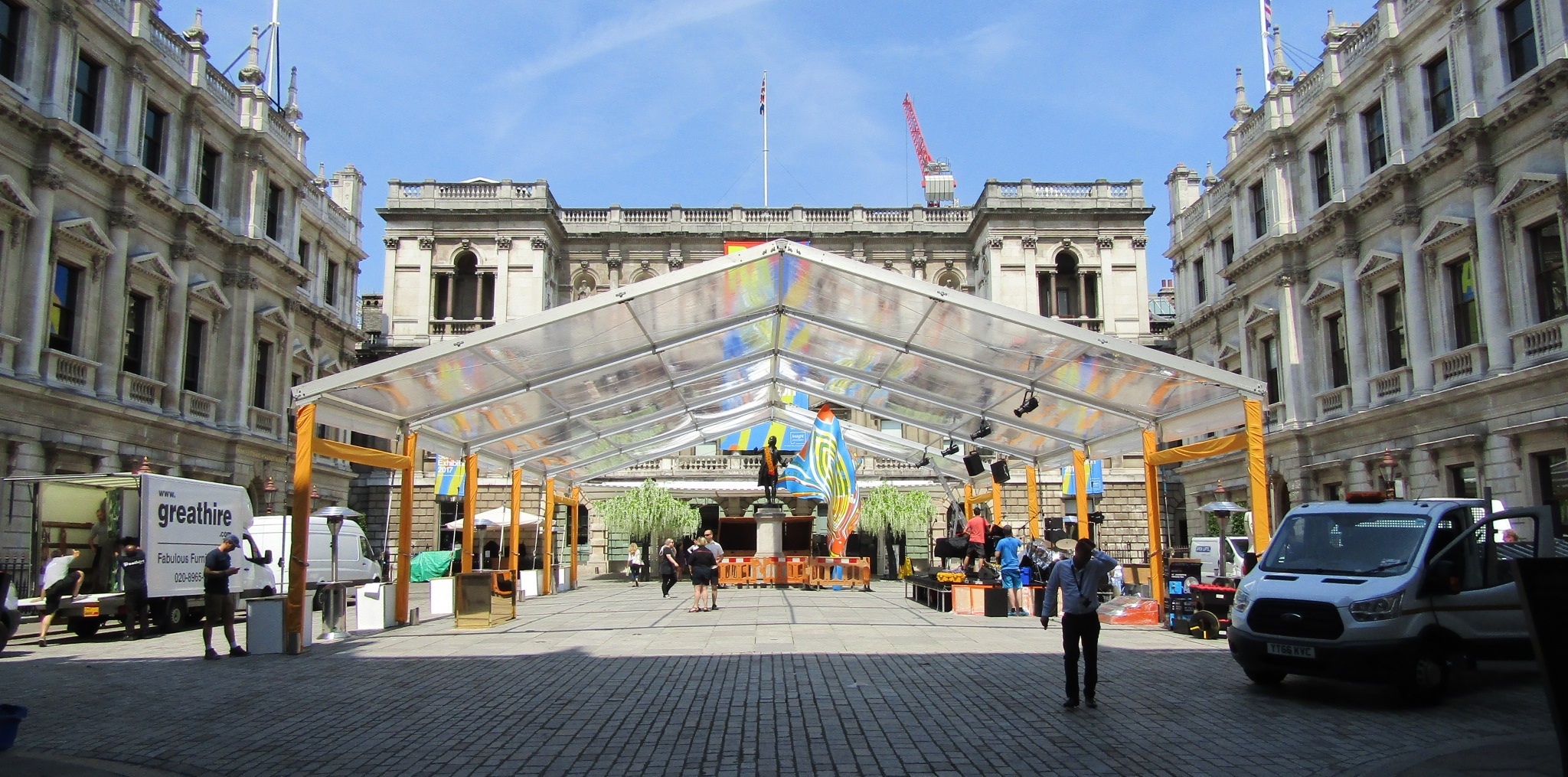 Clear Roofed London Marquee Hire