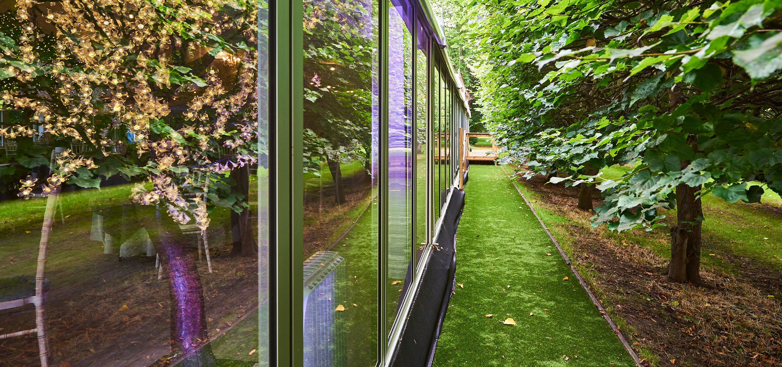 Glass Walling Hard Sided Marquee Hire