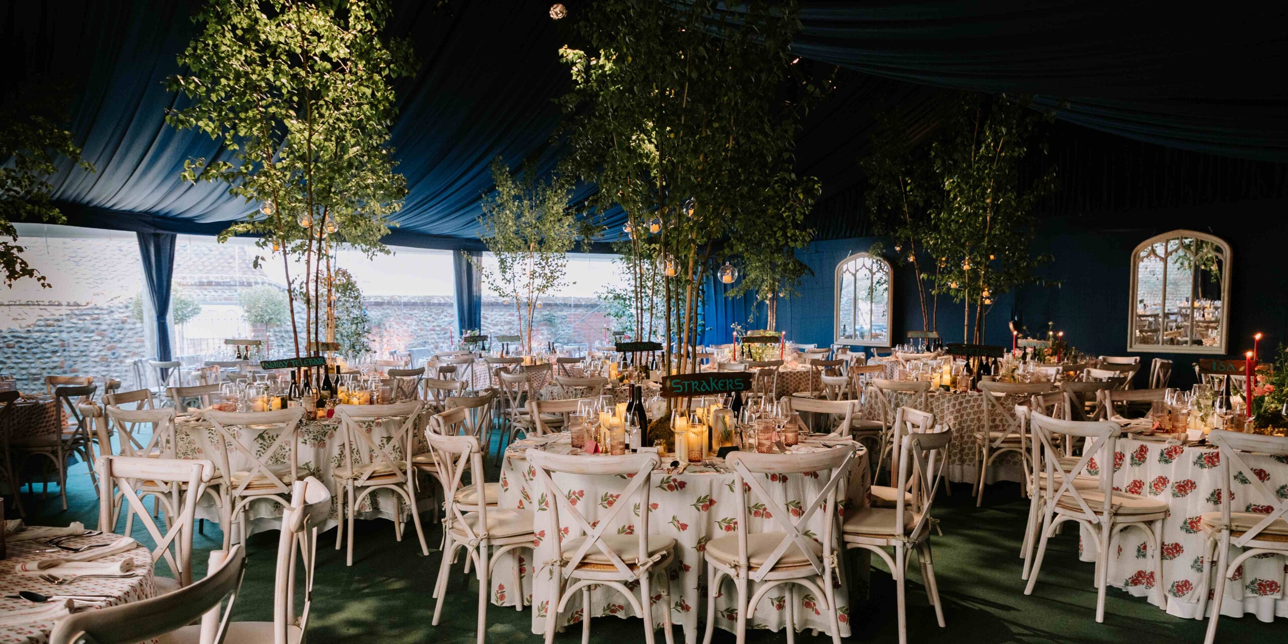 Lined Wedding Marquee