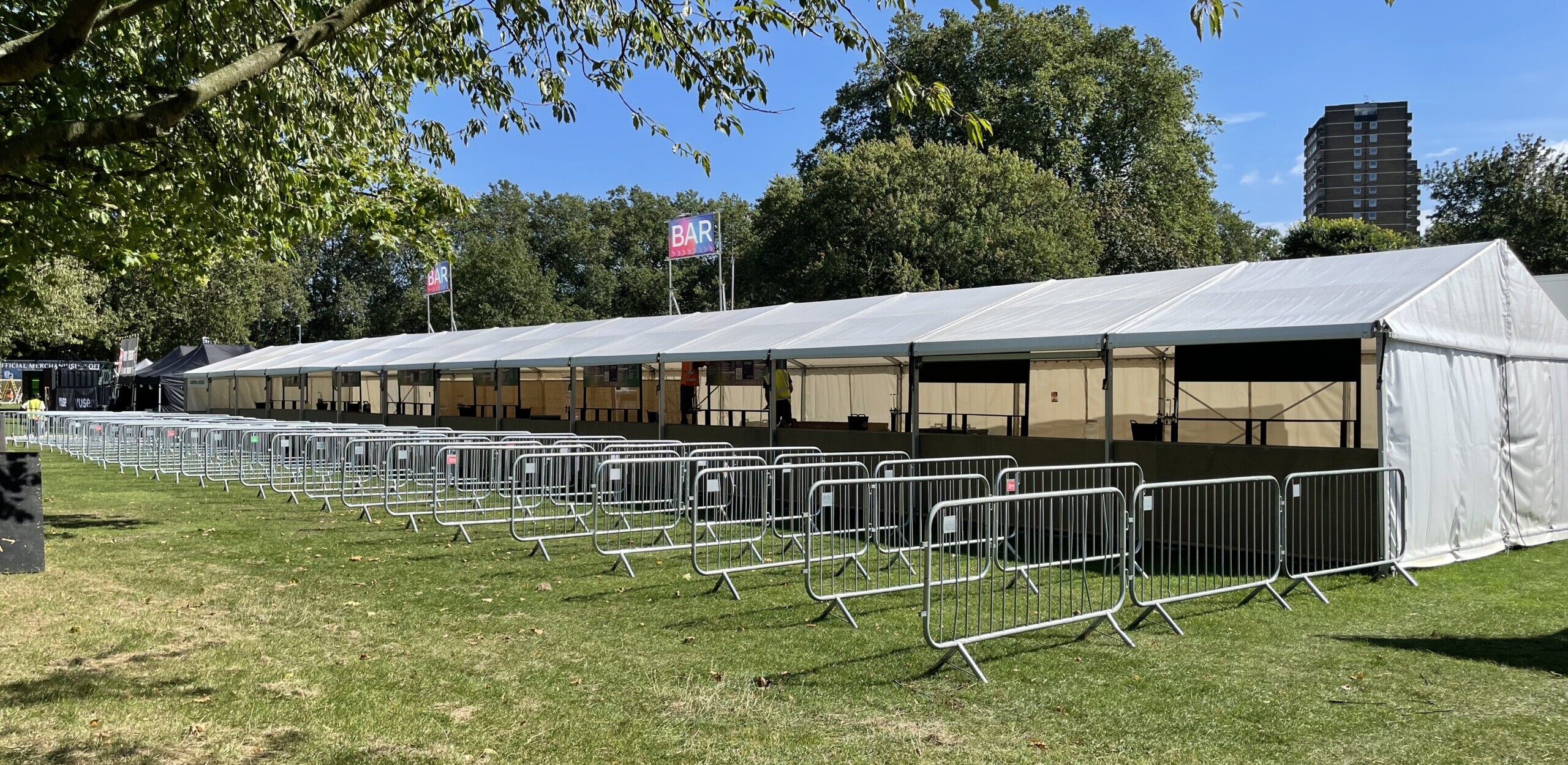 Large scale marquee hire