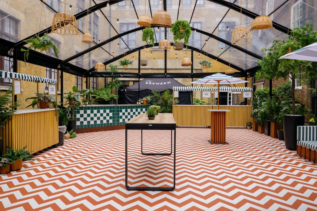 Bespoke Black Marquee London - Long Term Marquee Hire Sales