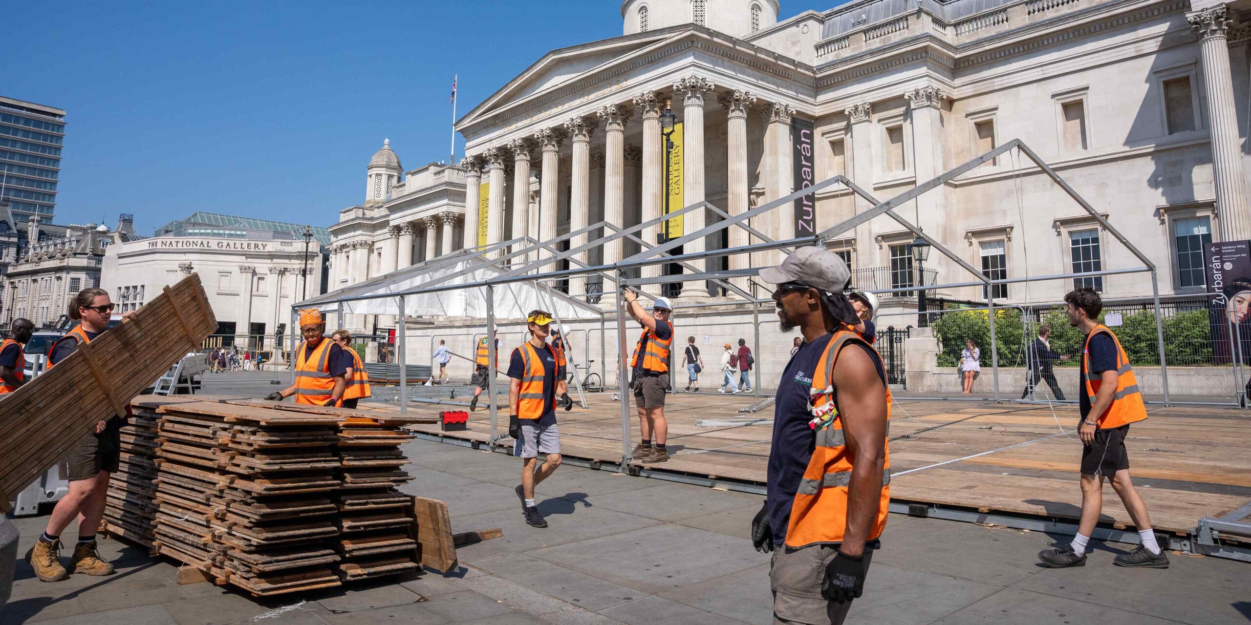 Marquee Hire Trafalgar Square